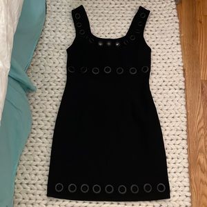 Topshop Black 60s esque mini dress